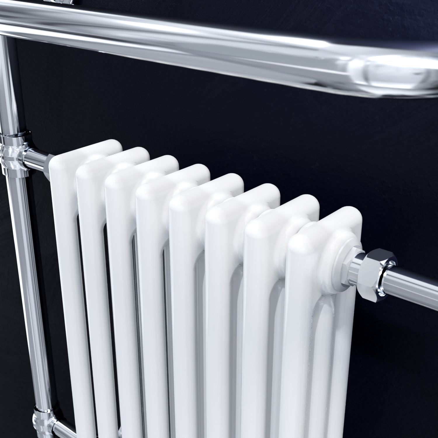Central Heating Designer Radiators Horizonal Vertical Double White